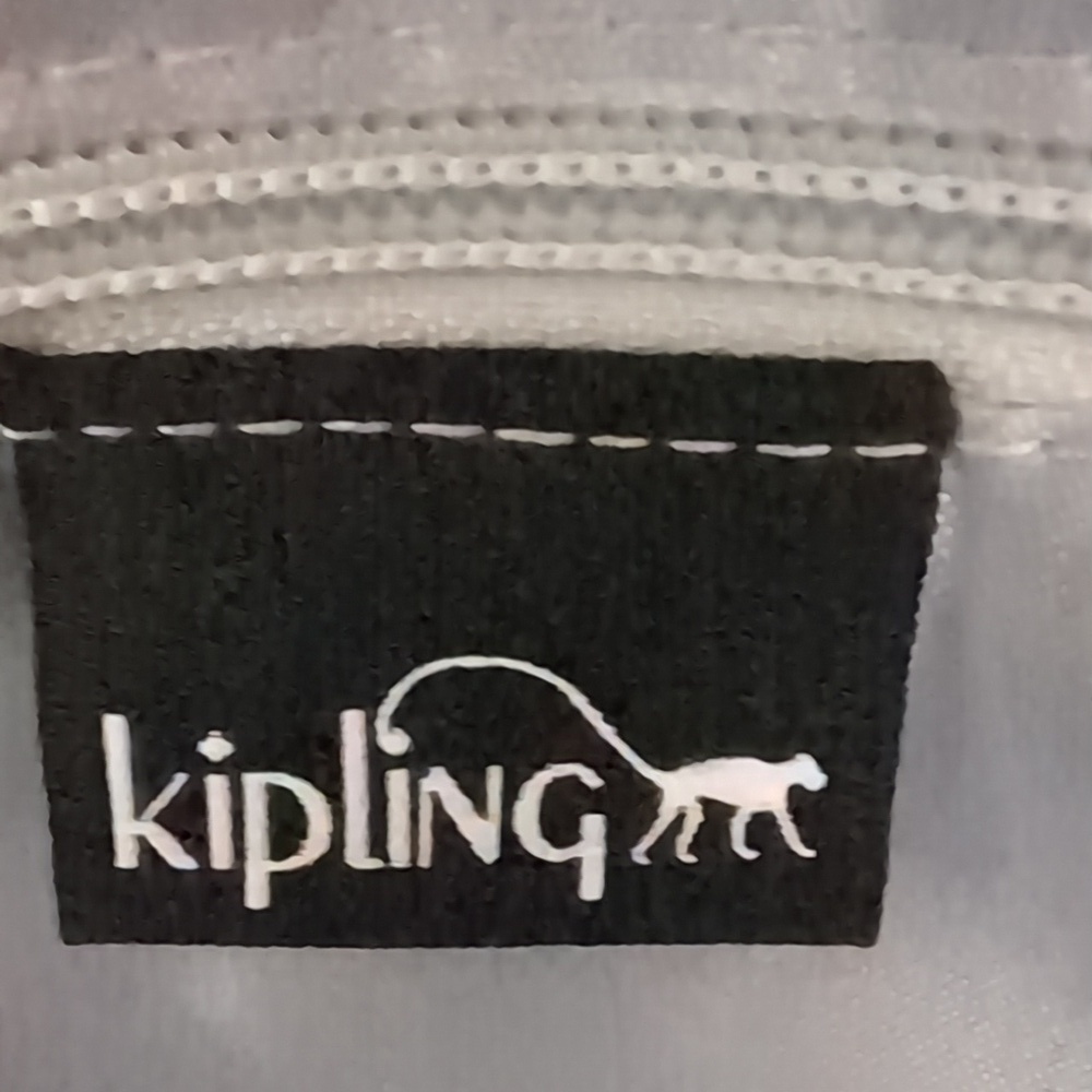 Kipling Queenie Small Teal Blue Nylon Backpack. - Picture 8 of 10